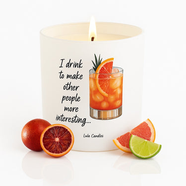 Blood Orange Scent | Paloma Cocktail | 9 Oz. Jar with Box | Cocktail Collection