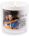 Customizable Candle for Gifting  |  9 Oz. White Jar (Photo+Video)