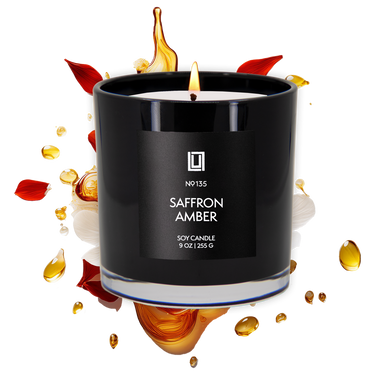 Saffron Amber | Luxury Scented Candle | 9 Oz. Jar