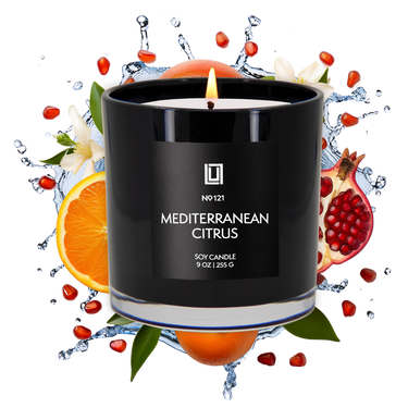 Mediterranean Citrus | Luxury Scented Candle | 9 Oz. Jar