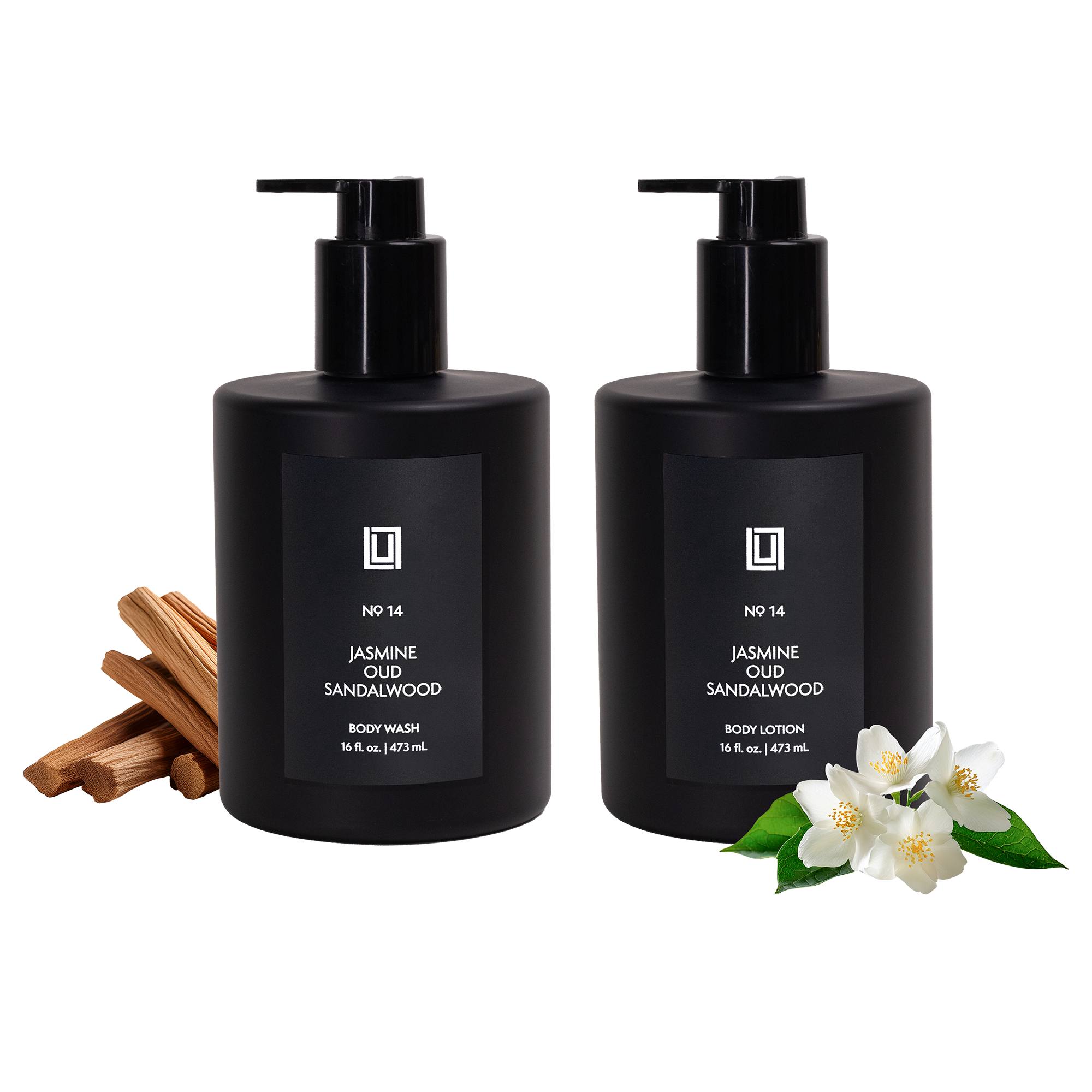 Jasmine, Oud Sandalwood Revitalizing Body Wash Nourishing