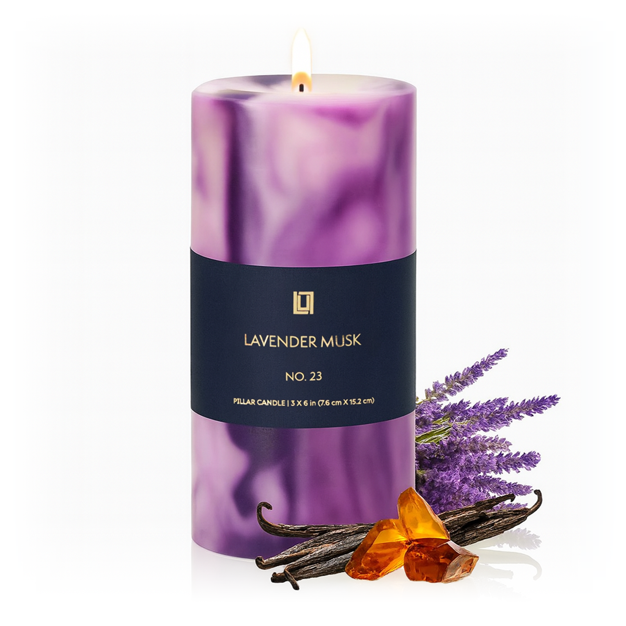 Lavender Musk x Pillar – LULU CANDLES - Main Image