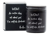 Tobacco, Spice & Vanilla | 8 Oz.  Mason Jar with Box | Funny Gift Candles