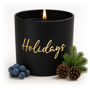 Holidays - Balsam, Fir & Juniper Berry |  Holiday Christmas Gift | 11 Oz. Jar with Gift Box