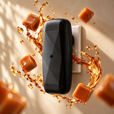 Lulu Candles Plug-In Scent Diffuser Machine - Whiskey Caramel | Up to 500 Sq. Ft.