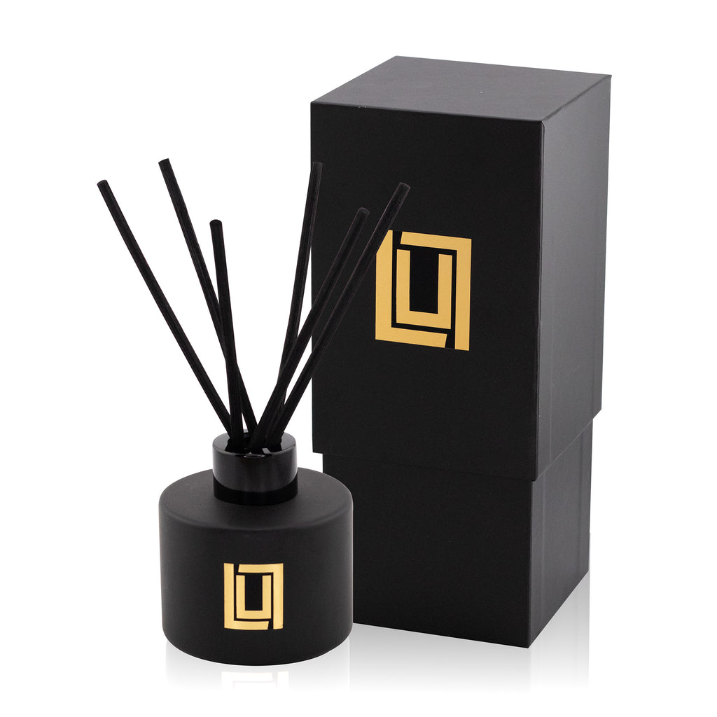 Black Reed Diffuser Box 4.2 FL Oz | Reed Diffuser Set – LULU CANDLES