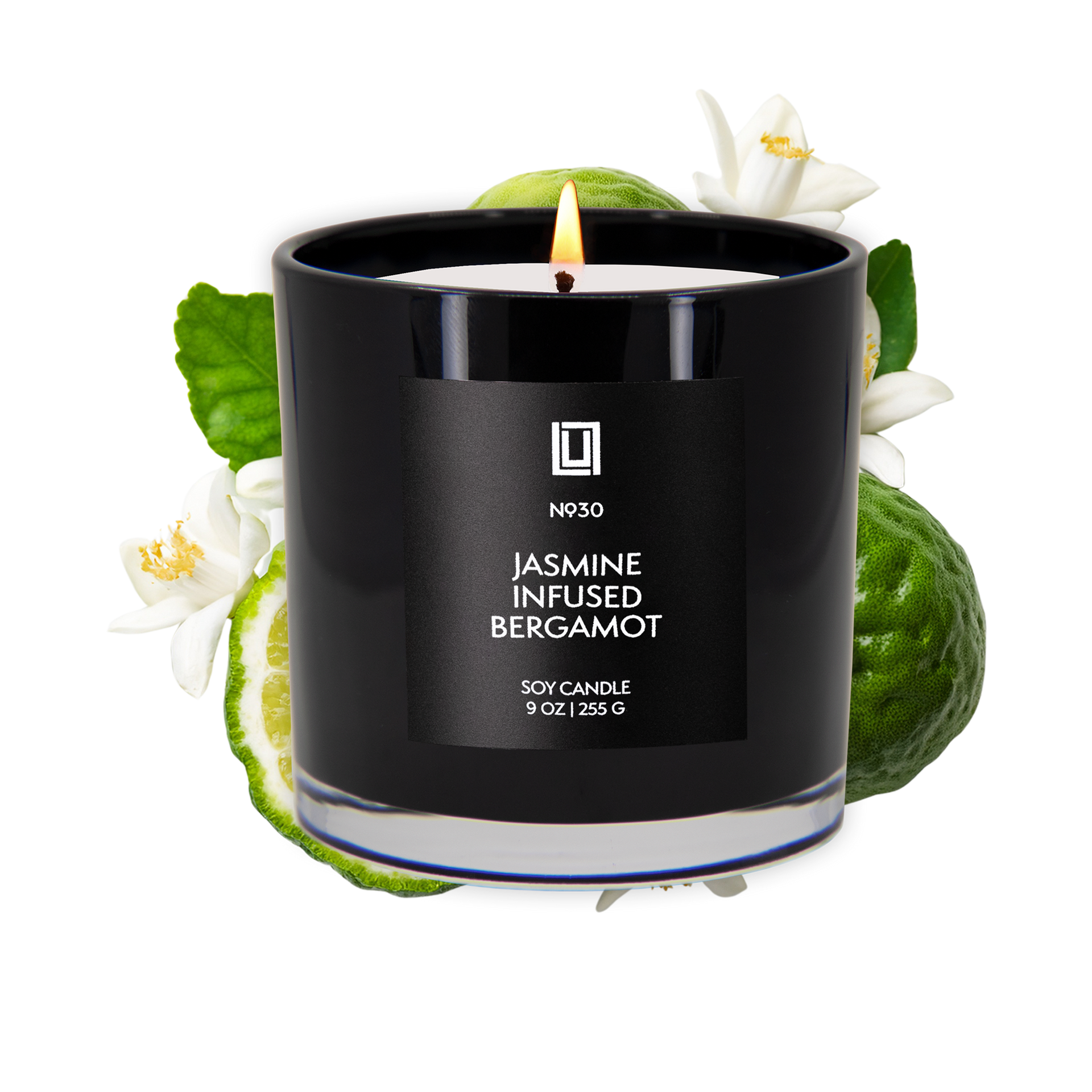 Jasmine Infused Bergamot | Luxury Scented Candle | 9 Oz. Jar