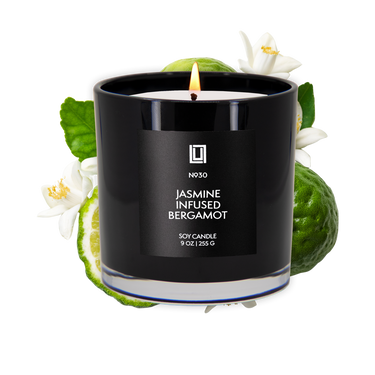 Jasmine Infused Bergamot | Luxury Scented Candle | 9 Oz. Jar