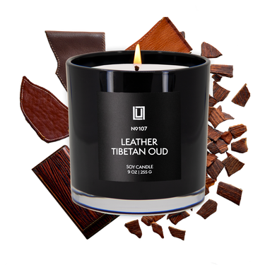 Leather & Tibetan Oud |  9 Oz. Jar