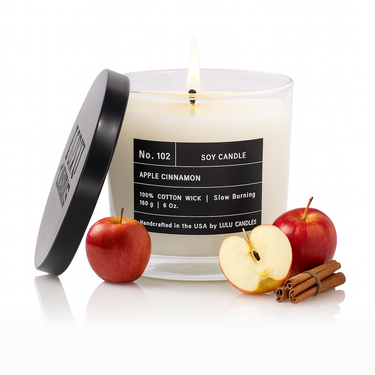 Apple Cinnamon | 6 Oz. with Black Lid