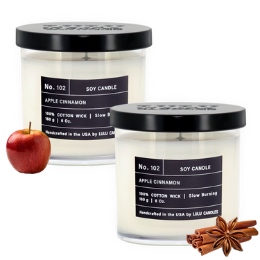 Apple Cinnamon |  2Pack - 6 Oz. Jar