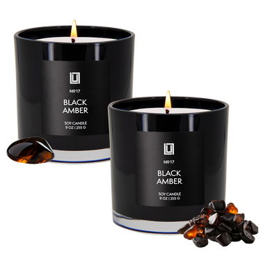 Black Amber |  2Pack - 9 Oz. Jar