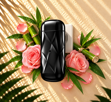 Lulu Candles Plug-In Scent Diffuser Machine - Bamboo Rose | Up to 500 Sq. Ft.