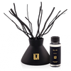 No. 6 Coco | Coconut Water, Tonka, Jasmine | Luxury Reed Diffuser Set | 10 FL Oz. Capacity Matte Black Glass with 1 (4.2 Oz.) Diffuser Oil