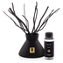 No. 6 Coco | Coconut Water, Tonka, Jasmine | Luxury Reed Diffuser Set | 10 FL Oz. Capacity Matte Black Glass with 1 (4.2 Oz.) Diffuser Oil