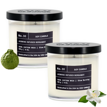 Jasmine Infused Bergamot  |  2Pack - 6 Oz. Jar