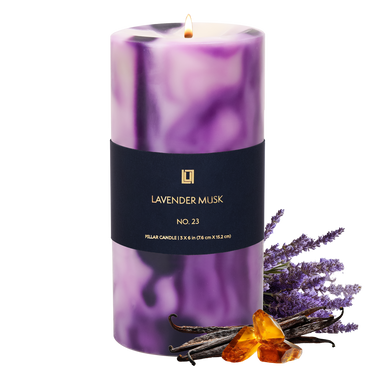 Lavender Musk |  3 x 6 Pillar