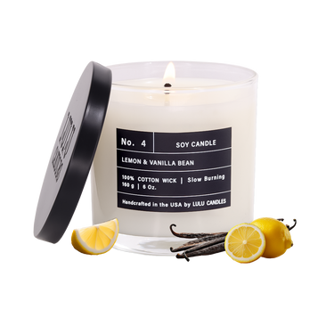 Lemon & Vanilla Bean | 6 Oz. with Black Lid