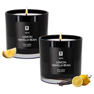 Lemon & Vanilla Bean |  2Pack - 9 Oz. Jar