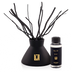 No. 3 Maui | Island Mango, Sicilian Citrus, Vanilla | Luxury Reed Diffuser Set | 10 FL Oz. Capacity Matte Black Glass with 1 (4.2 Oz.) Diffuser Oil