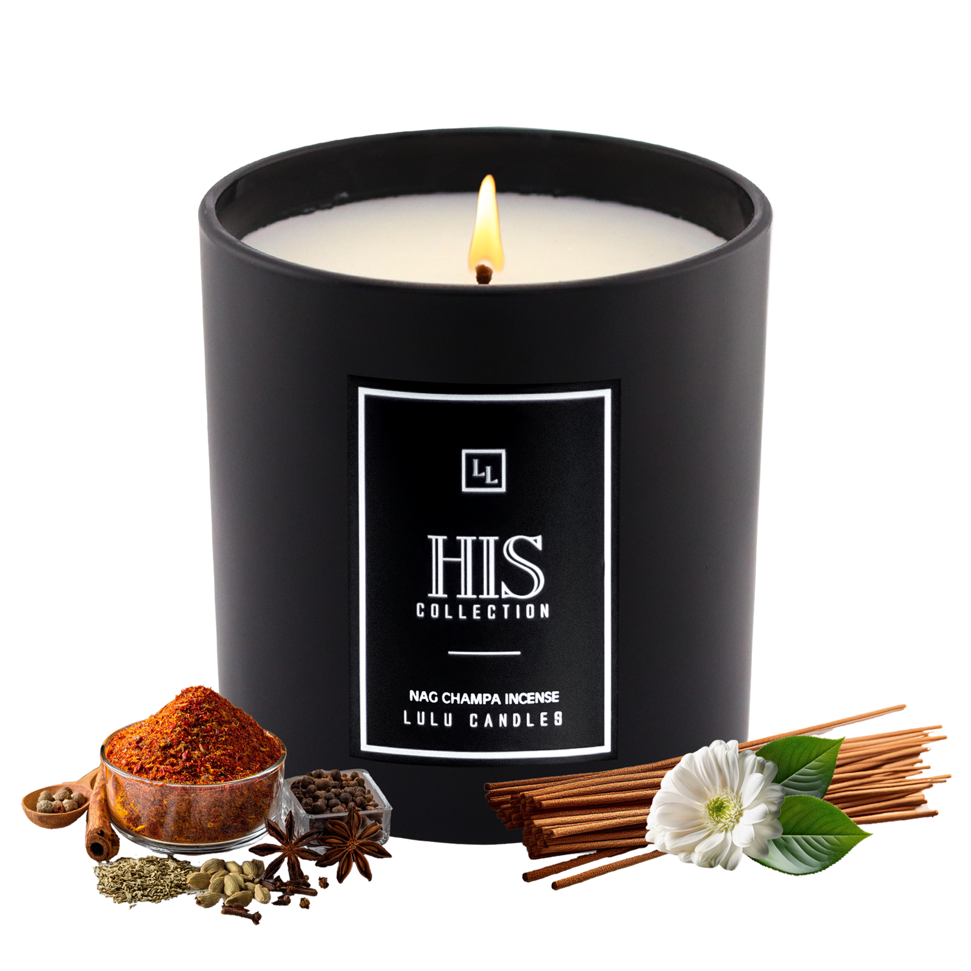Nag Champa - Indian Incense | His Collection | 9 Oz. Jar – LULU