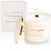 Saffron & Amber Intense | 9 Oz. Frosted Jar Candle w/ Gold Lid