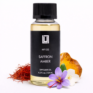 Saffron & Amber | Scenting Machine Oil Refill | 4 FL Oz.