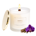 Santal | 9 Oz. Frosted Jar Candle w/ Gold Lid