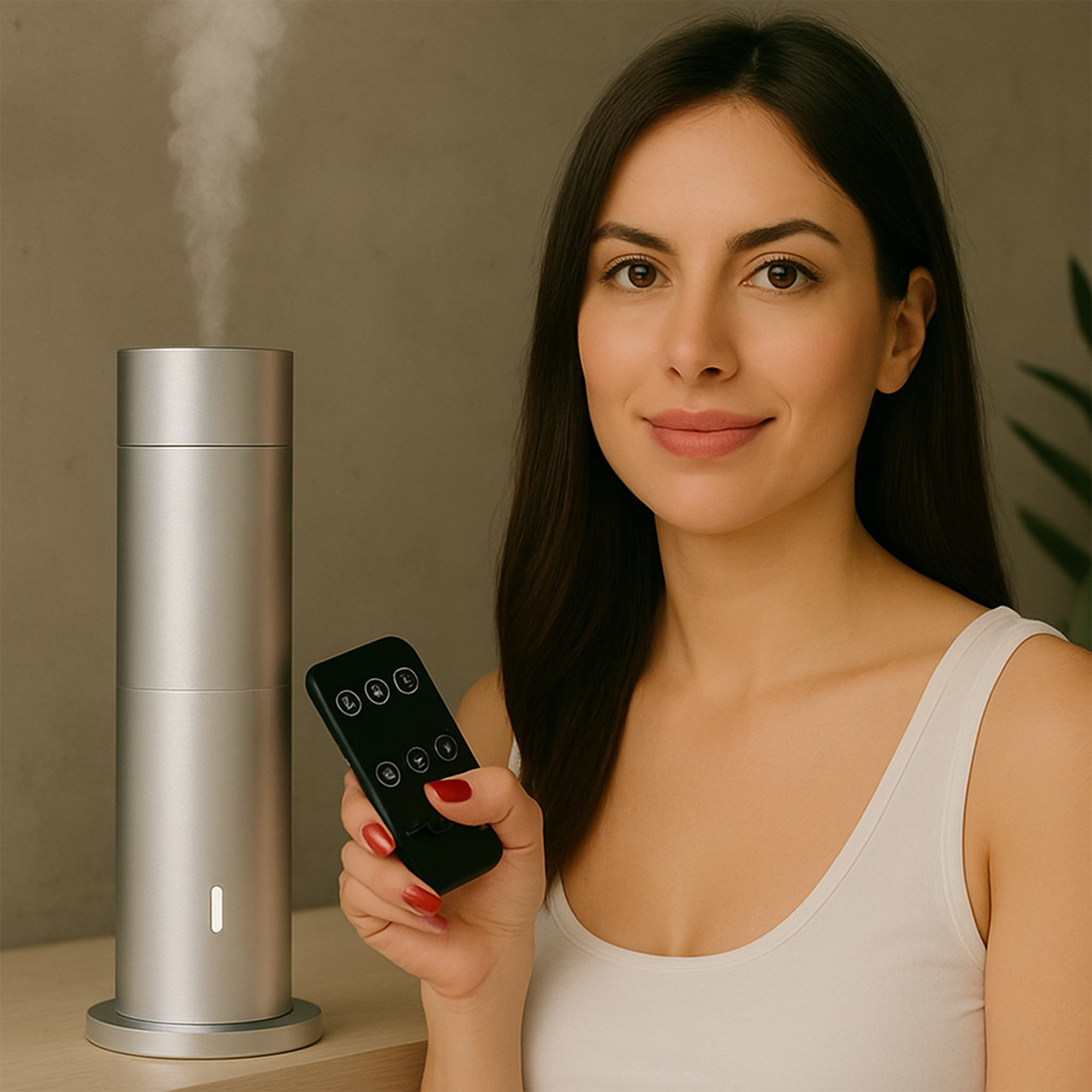 Wireless Tower Diffusing Machine - Up to 1000 Sq. Ft - in Silver – LULU ...