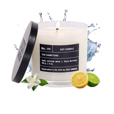 The Hamptons - Fresh Citrus & Ocean Mist | 6 Oz. with Black Lid