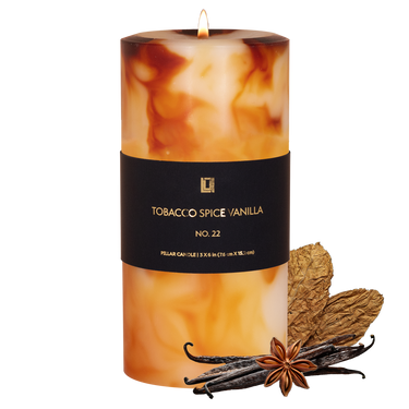 Tobacco, Spice & Vanilla |  3 x 6 Pillar