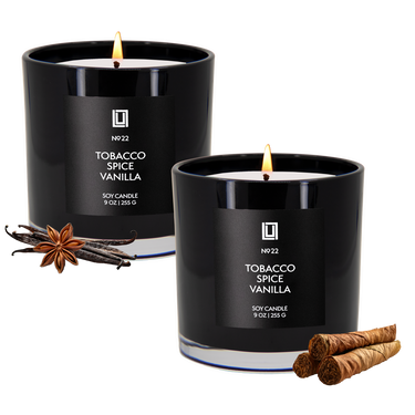 Tobacco, Spice & Vanilla |  2Pack - 9 Oz. Jar