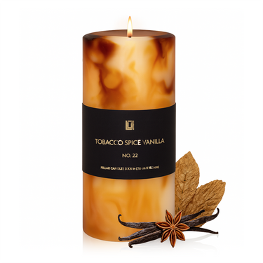 Tobacco, Spice & Vanilla |  3 x 6 Pillar