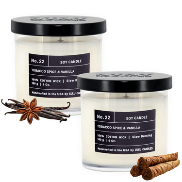 Tobacco, Spice & Vanilla |  2Pack - 6 Oz. Jar