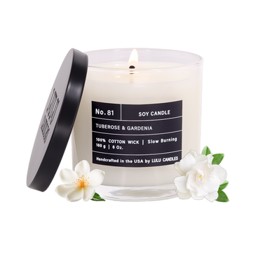 Tuberose & Gardenia | 6 Oz. with Black Lid