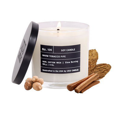 Warm Tobacco Pipe | 6 Oz. with Black Lid