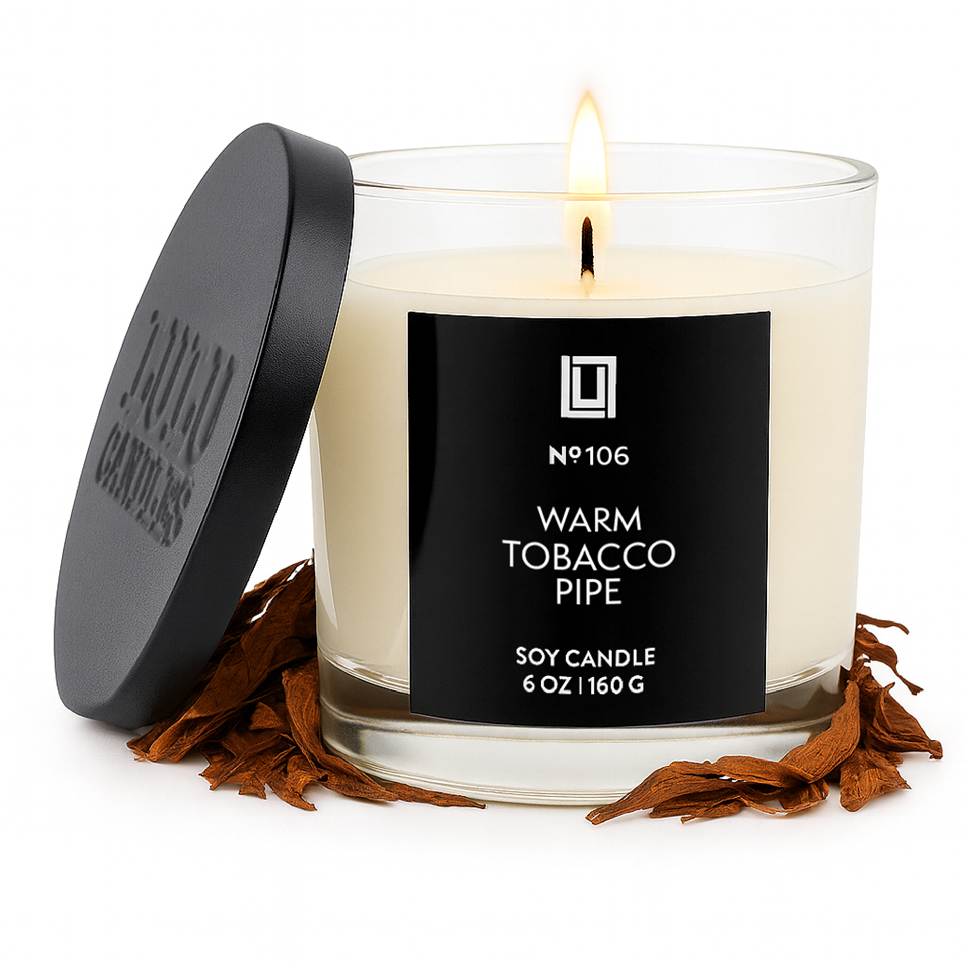 Warm Tobacco Pipe | Luxury Scented Candle