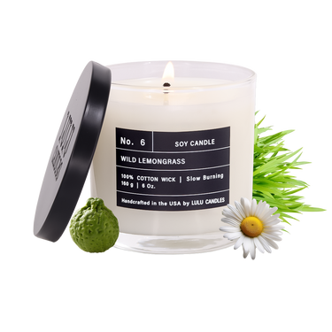 Wild Lemongrass | 6 Oz. with Black Lid