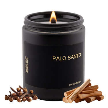 Palo Santo | 8 Oz.  Mason Jar with Box | Wood Wick Collection