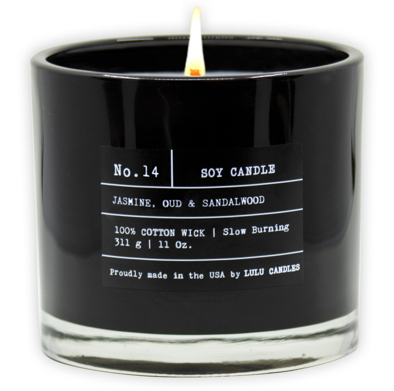 Jasmine, Oud & Sandalwood 11 Oz. Jar LULU CANDLES